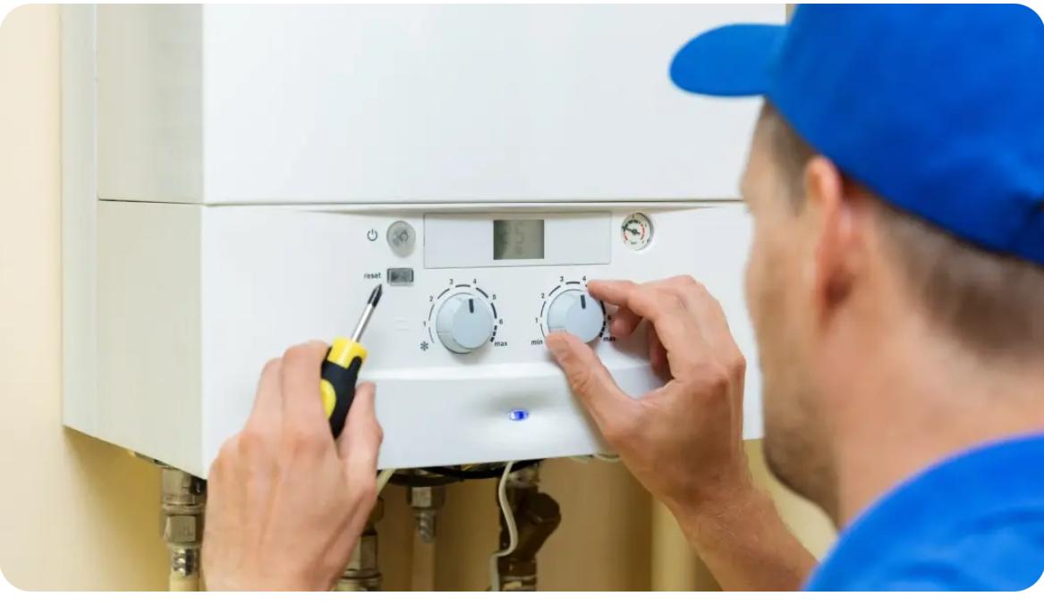 Manutenção de aquecedores a gás, limpeza, conserto, 